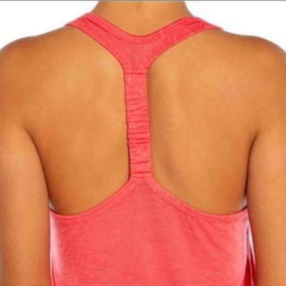Marica Scrunch T-back Tank Top...GERANIUM - Picture 7 of 7